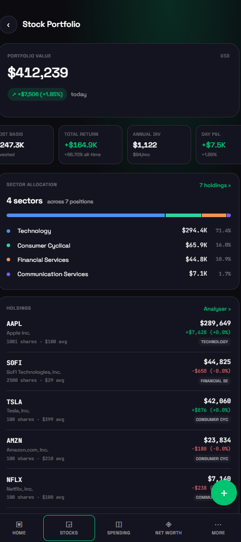 FinX portfolio